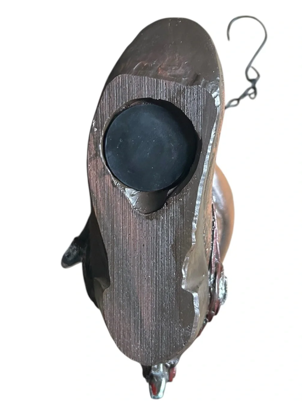 Rustic Western Cowboy Boot Birdhouse Hanging Decor New No Box - Picture 6 of 8